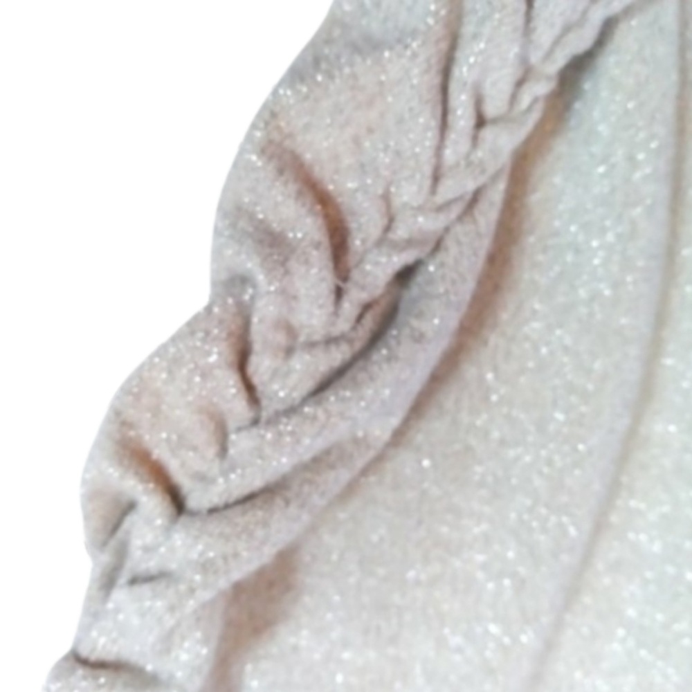 APT. 9 Metallic Cowl Neck Short Sleeve Ruched Sweater - Picture 8 of 14